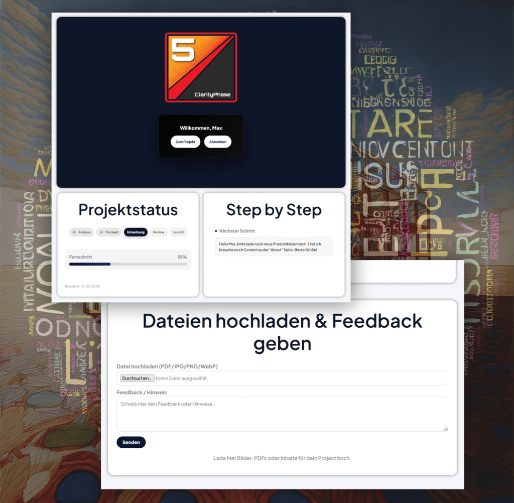 wordpress kundenbereich plugin clarityphase